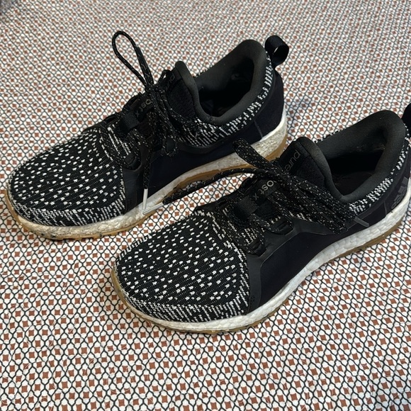ADIDAS Pure Boost X ATR Running Shoes 7 black white - Picture 8 of 13